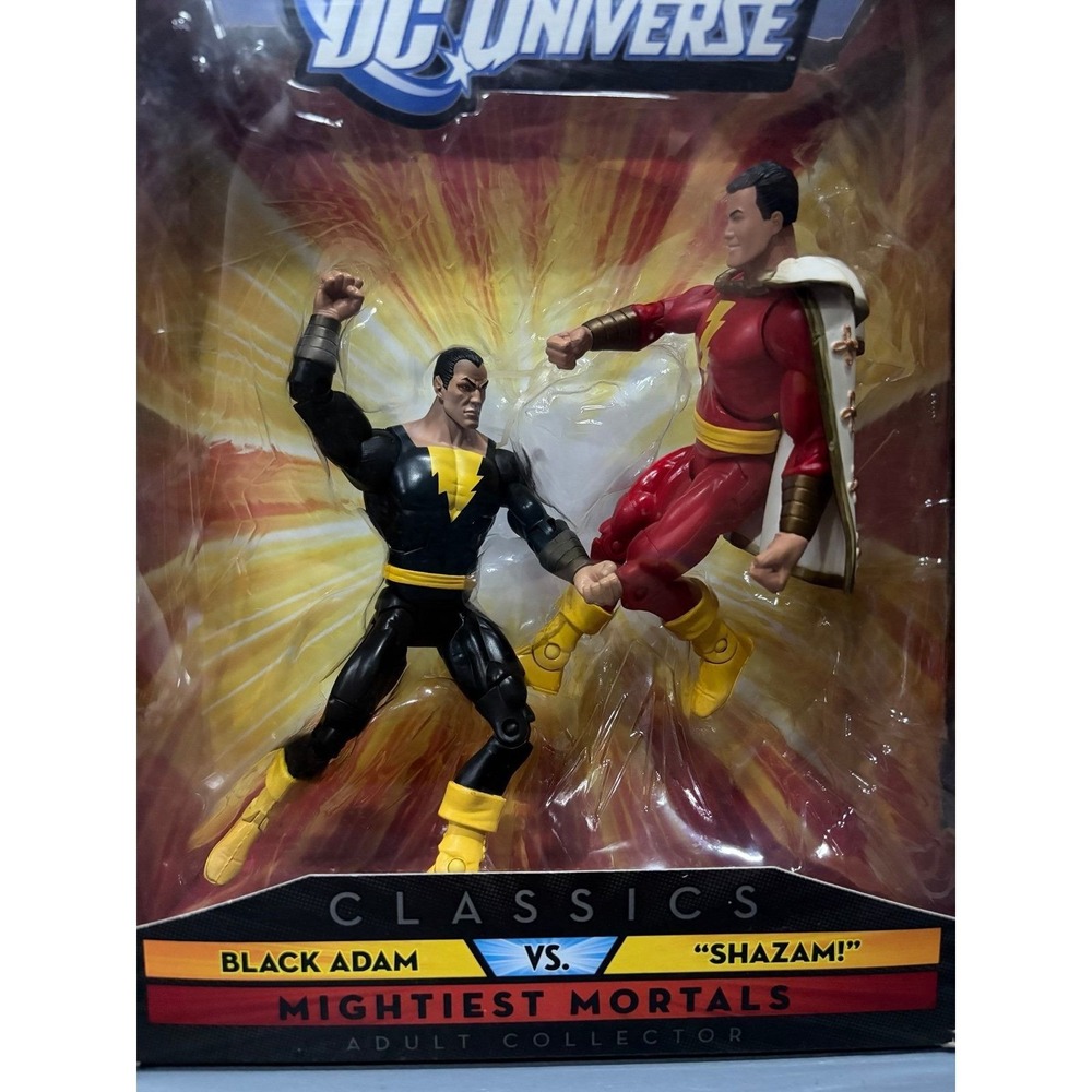Mattel DC Universe - Black Adam vs. Shazam Mightiest Morals 2 Pack